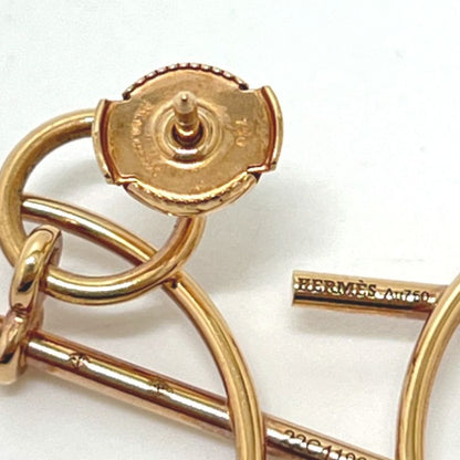 Hermes Earrings 18K Earrings Echape PM 18K Pink Gold Gold