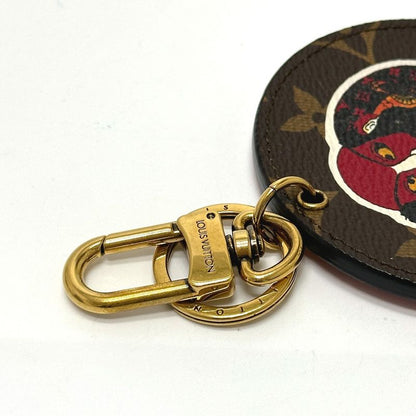 Louis Vuitton Key Holder Porte Clé Illustre Mp1949 Monogram Canvas Brown