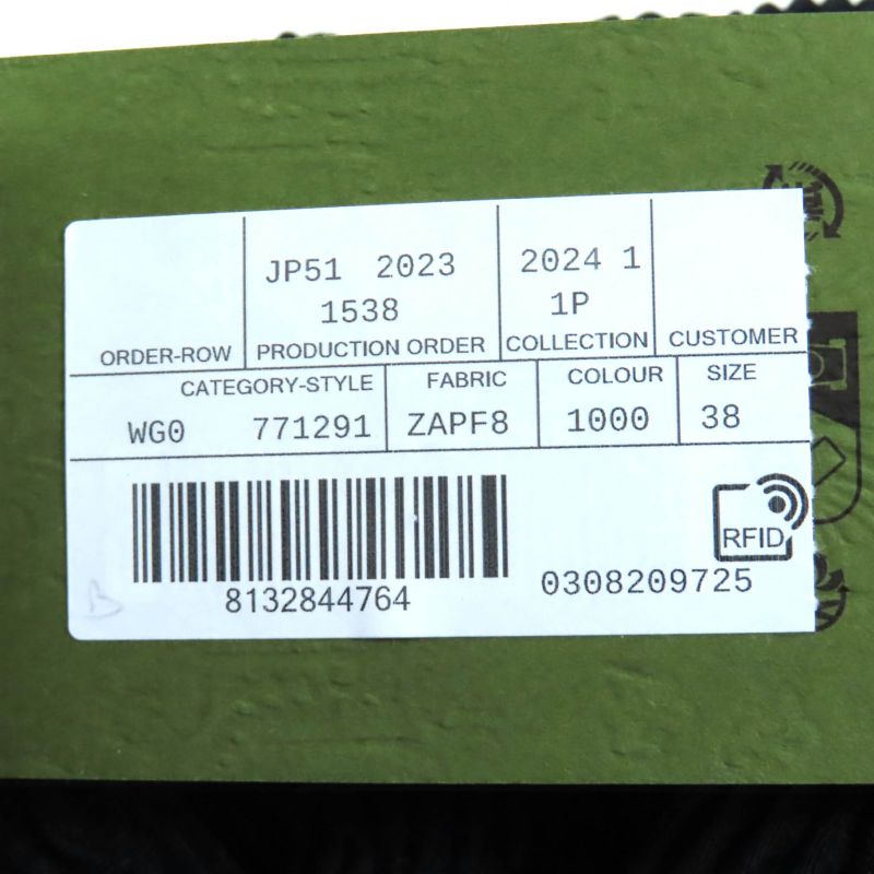 Gucci 2024 771291 GG Pattern Knee Length Tight Skirt Bottoms Black 38 Made In