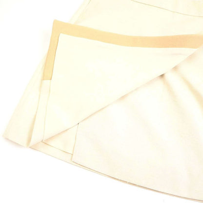 Fendi 24ss Canvas Mini Skirt Fq7583 Aw Zw Beige 36