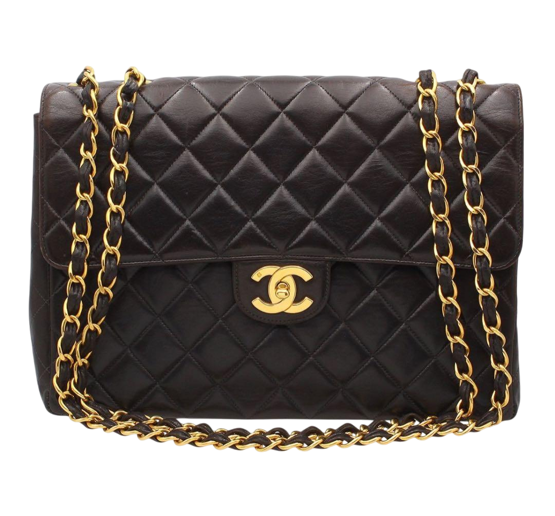 Chanel Matelasse Lambskin Turnlock Shoulder Bag
