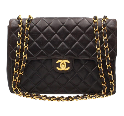 Chanel Matelasse Lambskin Turnlock Shoulder Bag