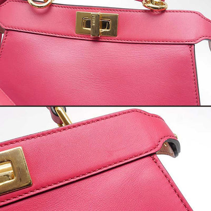 Fendi Peekaboo Iseeu Small 8bn327 2WAY Pink