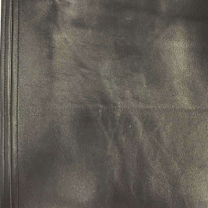 Bottega Veneta 21aw High Waist Lamb Leather Pants 669371 V17b0 Brown 38