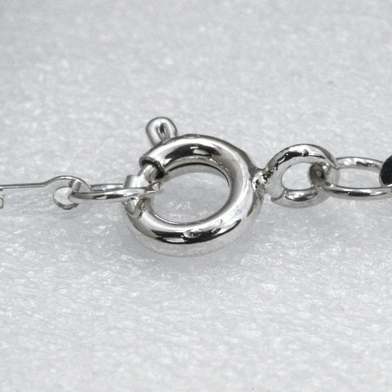 Tiffany & Co Open Heart Elsa Peretti 925 Silver Ladies 2.4g Necklace