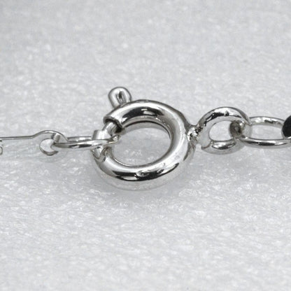 Tiffany & Co Open Heart Elsa Peretti 925 Silver Ladies 2.4g Necklace