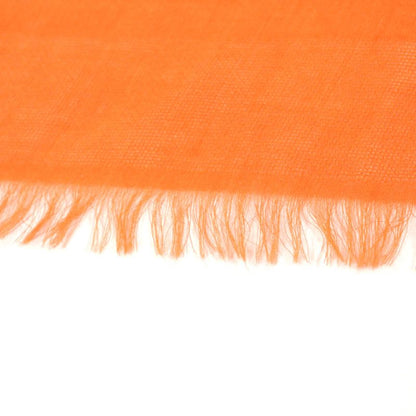 Hermes Carré 110 Cashmere Silk-blend Jacquard Serie Fringed Scarf Orange With