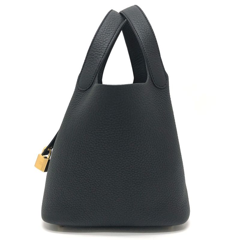 Hermes Handbag Picotin Lock PM Picotin PM Taurillon Cles Mance Gold Hardware