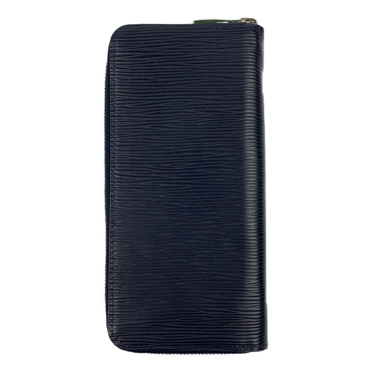 Louis Vuitton Epi Zippy Wallet Vertical M60964 Navy