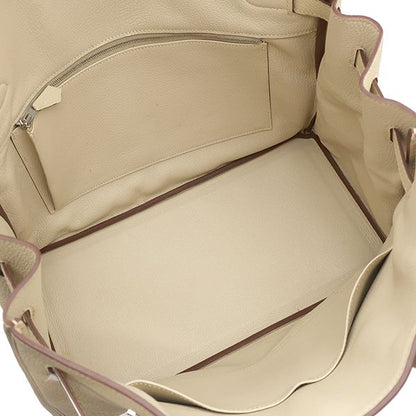 Hermes Handbag Birkin 35 Togo Purschman Silver Hardware M Marked [box