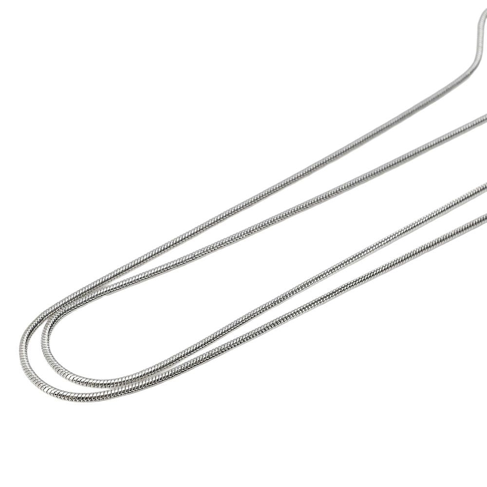 Chanel Mademoiselle 03P Pendant Metal Silver X Black Necklace GP (gold Plated)