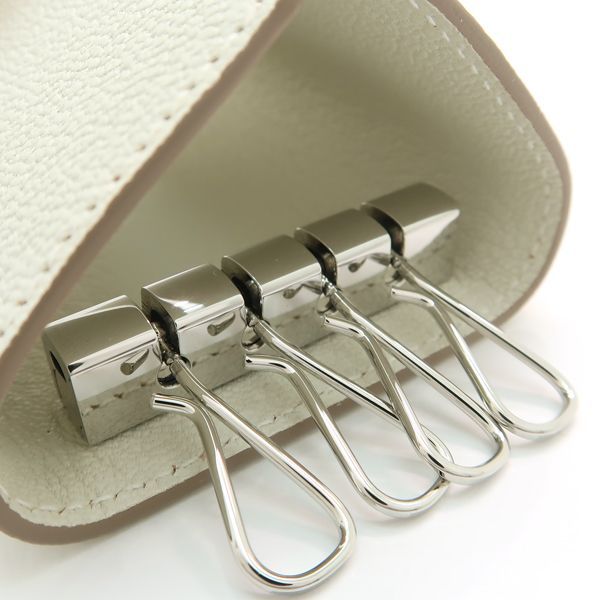 Hermes Bearn Key Case 4 Series Chevre White Series Similar To Svhardware Hermes