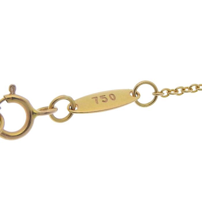 Tiffany & Co By-the-yard Diamond Necklace 18K Pink Gold 750 Pink Gold Diamond