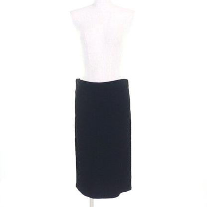 Gucci 2024 771291 GG Pattern Knee Length Tight Skirt Bottoms Black 38 Made In