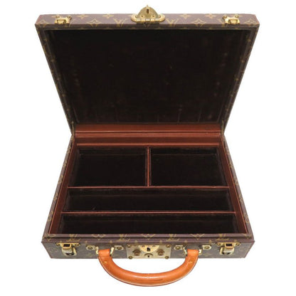 Louis Vuitton Monogram Boite Bijoux Jewelry Case M47120 Trunk Bag LV 0085 Louis