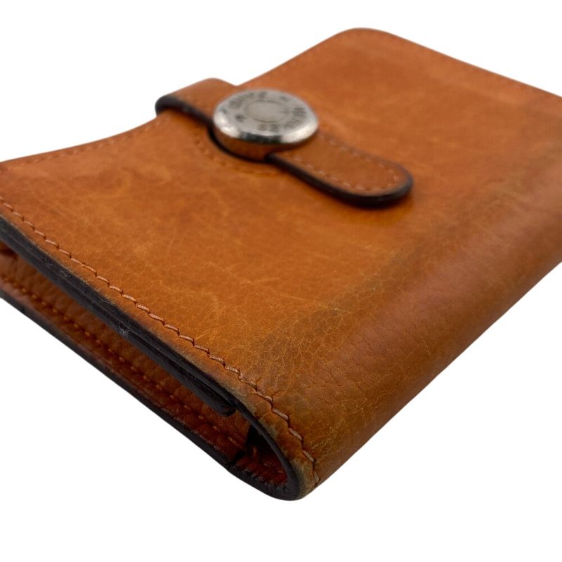 Hermes Dogon Card Case Wallet Brand Orange Unisex