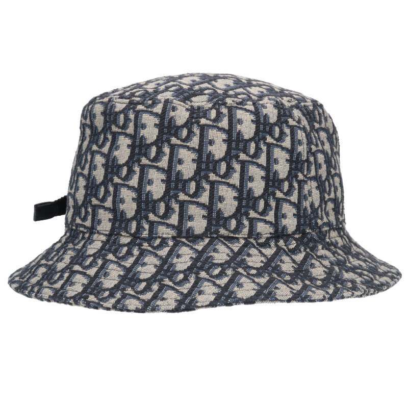 Dior 293c906g5763 Oblique Allover Bucket Hat With Rollers Men's M
