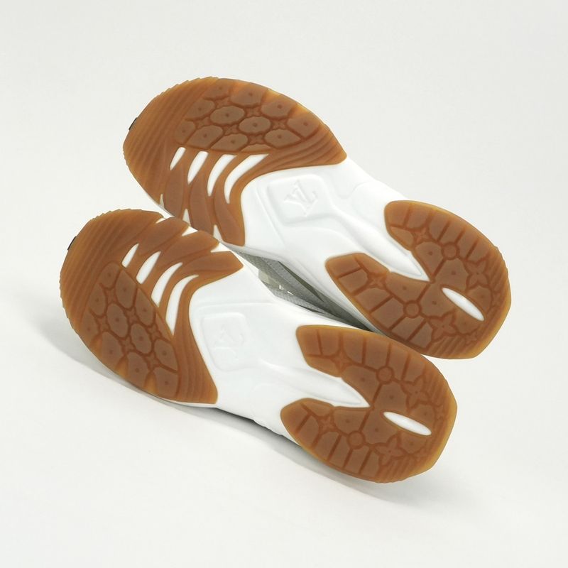 Louis Vuitton Run 55 Run 55 Sneakers Shoes Mixed Material White