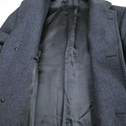 Hermes Wool Cashmere Chester Coat Pt9434 Navy 48