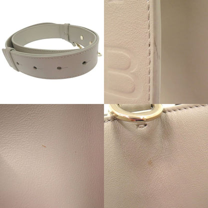 Bulgari Infinitum Tote Bag Logo Embossed 2WAY 292001 Leather Graige 1071 Bvlgari