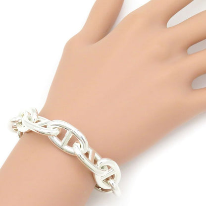 Hermes Bracelet Chaine D'ancre TGM Silver 925 Silver 10 Frames Star Ring Silver