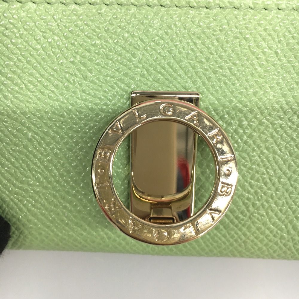 Bvlgari Bvlgari Card Case Green X Pink