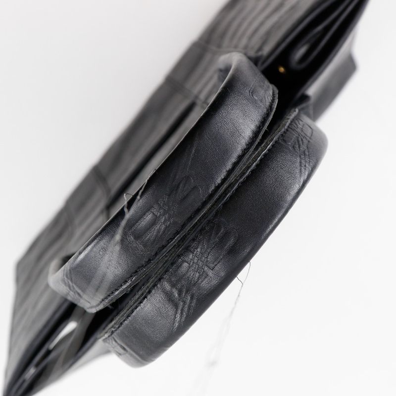 Balenciaga Hardware Bbmonogram 714187 Leather Black Unisex Handbag