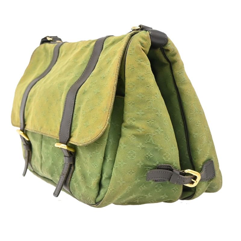 Louis Vuitton Sac Maman Shoulder Bag Monogram Khaki M42351 61ka875