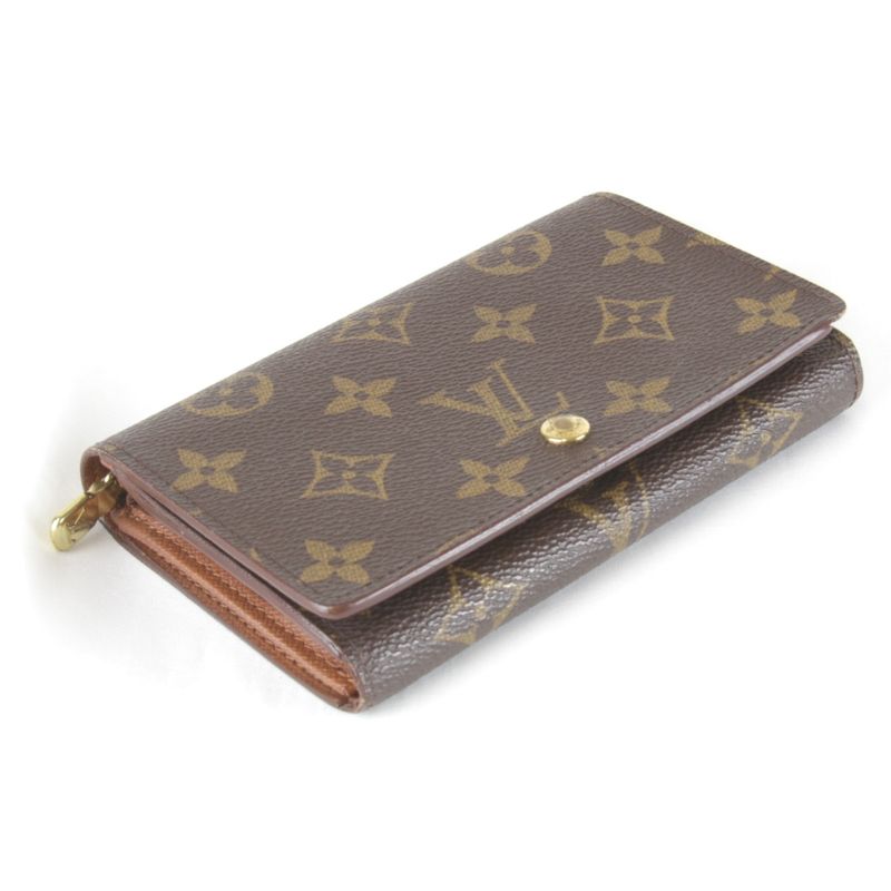 Louis Vuitton Porte Monet Vieux Trésor M61730 Bifold Wallet Monogram