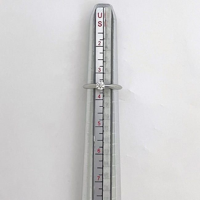 Tiffany & Co Ring Solitaire Diamond Ring JP6 Pt950