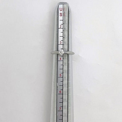 Tiffany & Co Ring Solitaire Diamond Ring JP6 Pt950