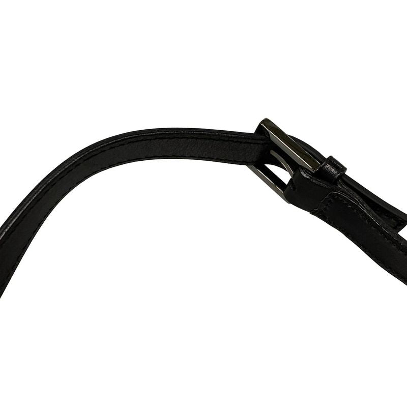 Gucci Shoulder Bag GG Pattern 106250 Black Leather