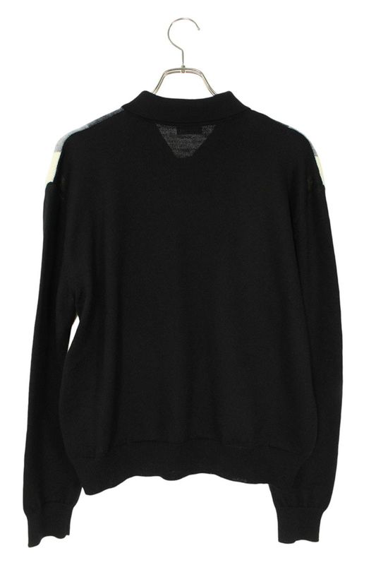 Celine Ry05h0b67 Striped Polo Knit Men's M