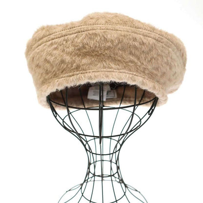 Hermes Saint Honore Alpaca Wool Beret Beige 58