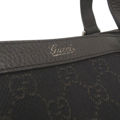 Gucci GG Abbey Tote Bag Canvas Leather 268640 Dark Brown 0767 Gucci