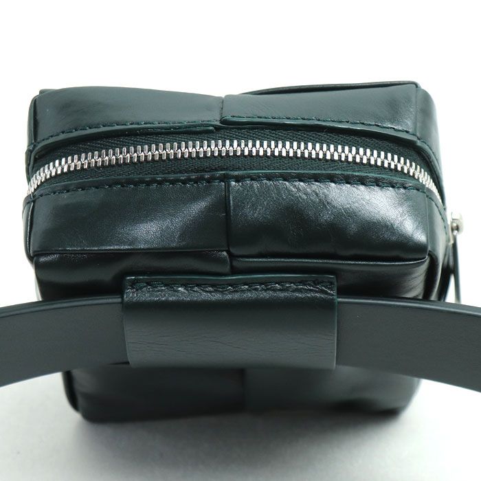 Bottega Veneta Bottega Veneta Intrecciato Leather Belt Bag Waist Bag Dark Green