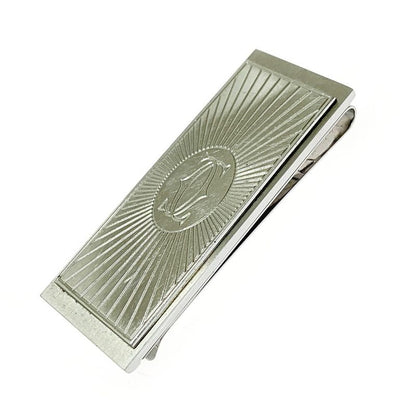 Cartier Stainless Steel C de Cartier Decor Money Clip Silver 360399 Money Clip