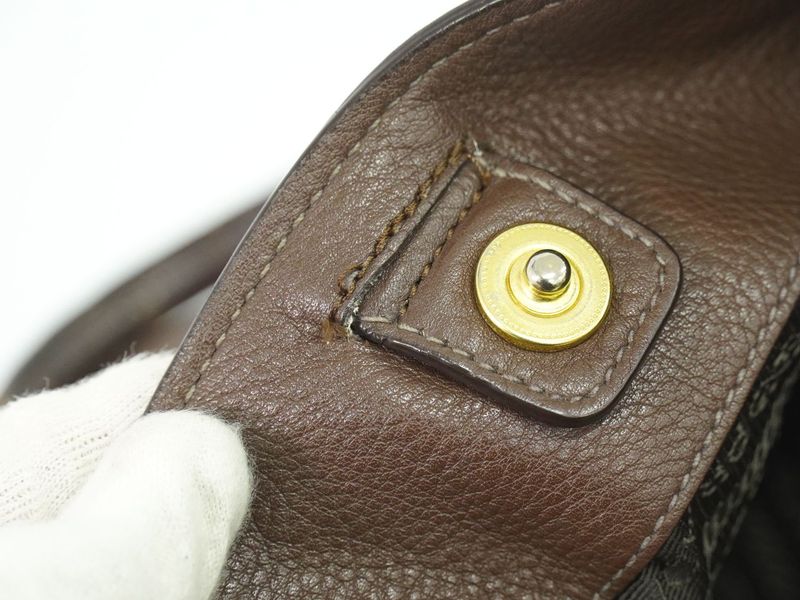 Authentic Prada Leather 2WAY Shoulder Bag Brown Bag Pre-owned [follow-up