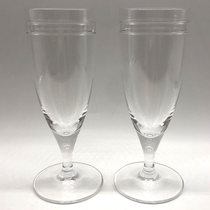 Tiffany & Co Tiffany & Co Atlas Pilsner Glasses Chien Pair of Bread Glasses Set