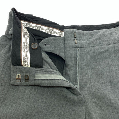 Celine Women's Pants Size 36 Wool None Gray