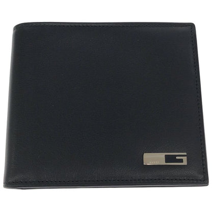 Gucci 034 3661 1042 Bifold Wallet Men's Black ONE SIZE