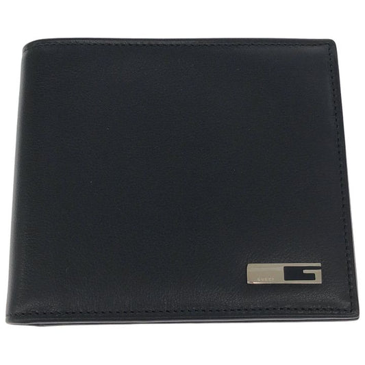 Gucci 034 3661 1042 Bifold Wallet Men's Black ONE SIZE