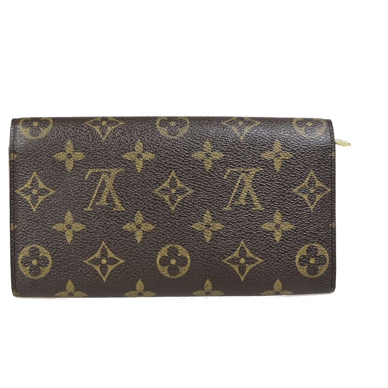 Louis Vuitton Long Wallet Monogram Porte Monet Cles Di 61ec360