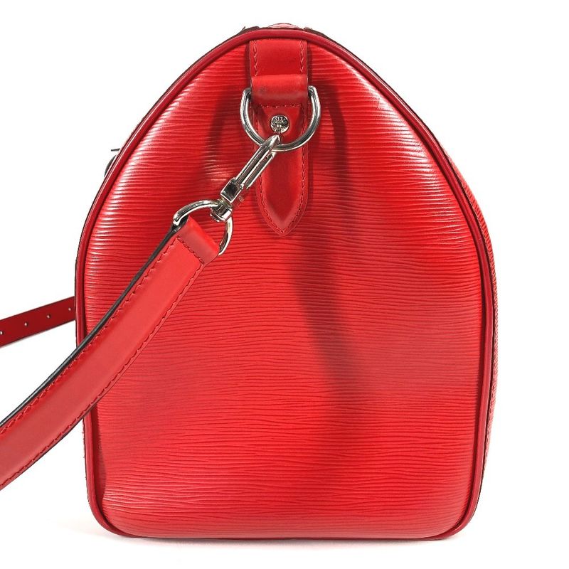 Louis Vuitton Boston Bag Keepall Bandoliere 45 M53419 Epi Leather Red