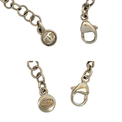 Chanel Coco Mark Motif Metal Chain Bracelet Bangle Accessory 12A