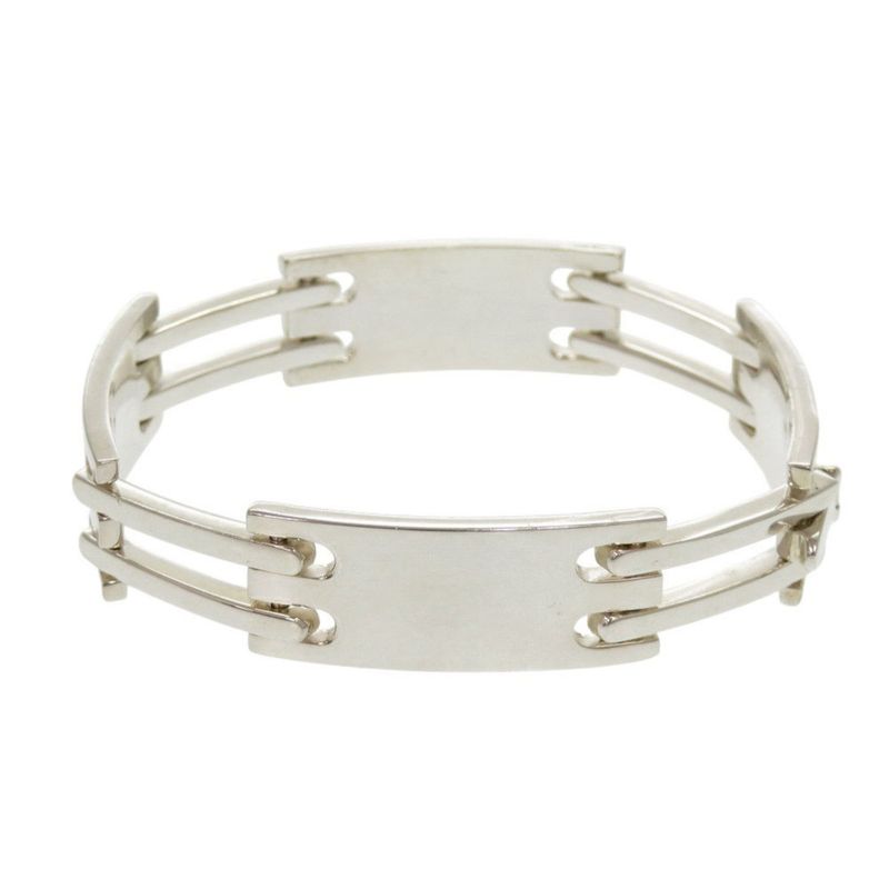 Gucci Logo Plated Silver 925 Bracelet 0516 Gucci