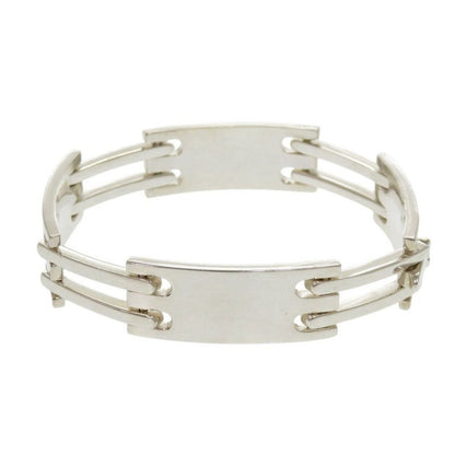 Gucci Logo Plated Silver 925 Bracelet 0516 Gucci