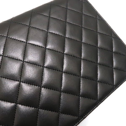 Chanel Chain Shoulder Bag Matelasse Push Lock Black Hardware Officially