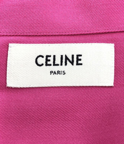 Celine Beautiful Open Collar Shirt Short Sleeve Shirt 2c831171s Men's Size 88a