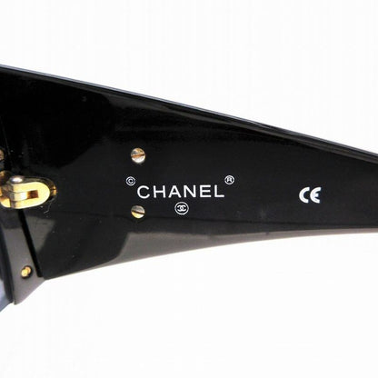 Chanel Gold Chain Sunglass Es Eyewear 01456 94305 Black Gold Men Women Hk25